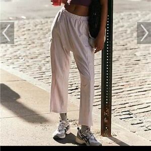 Free People Hot Shot Pant Drop Crotch White Cargo pocket M